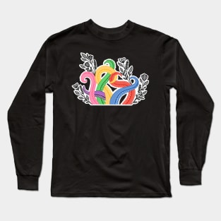 Flower Tentacles Long Sleeve T-Shirt